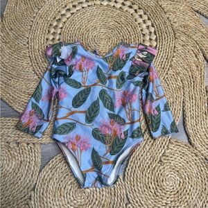 Palmacea Floral Bodysuit